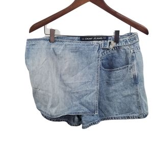 DKNY - Jean Cross Skirt - Women’s Size 12 - Blue
